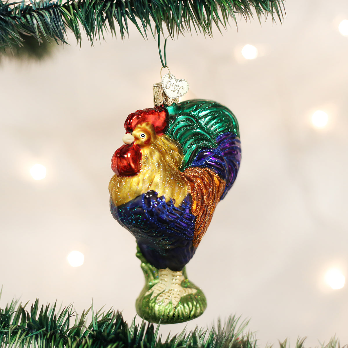 Heirloom Rooster Ornament