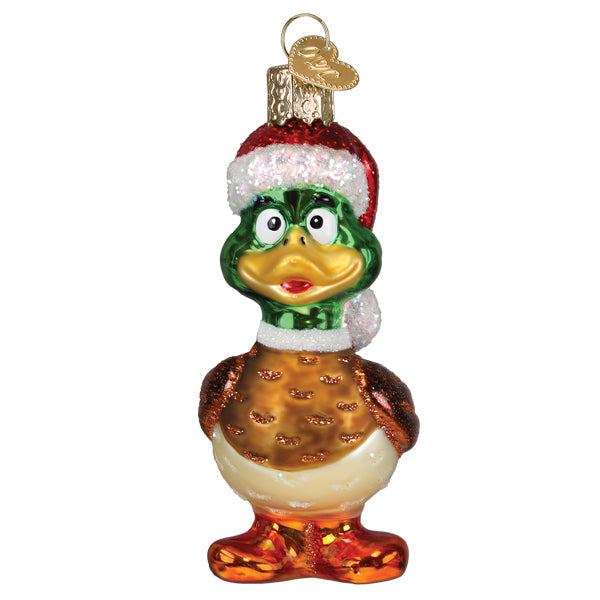Silly Santa Duck Ornament