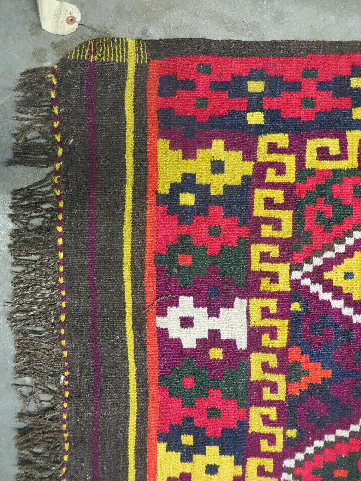 6' X 13' Antique Turkish Kilim Handmade Flat Weave Wool Rug Veg Dye - Jewel Rugs, view 8