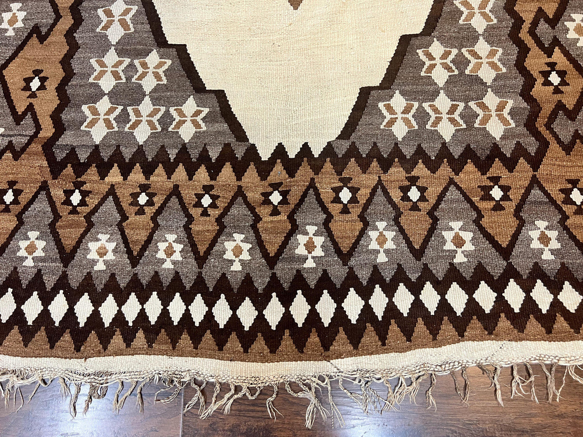 Antique Persian Fars Kilim Rug 8x11, Wool, Boho Tribal Persian Shiraz Flatweave Carpet, Semi Open Field, Geometric, Handmade, Vintage Semi Antique - Jewel Rugs, view 5
