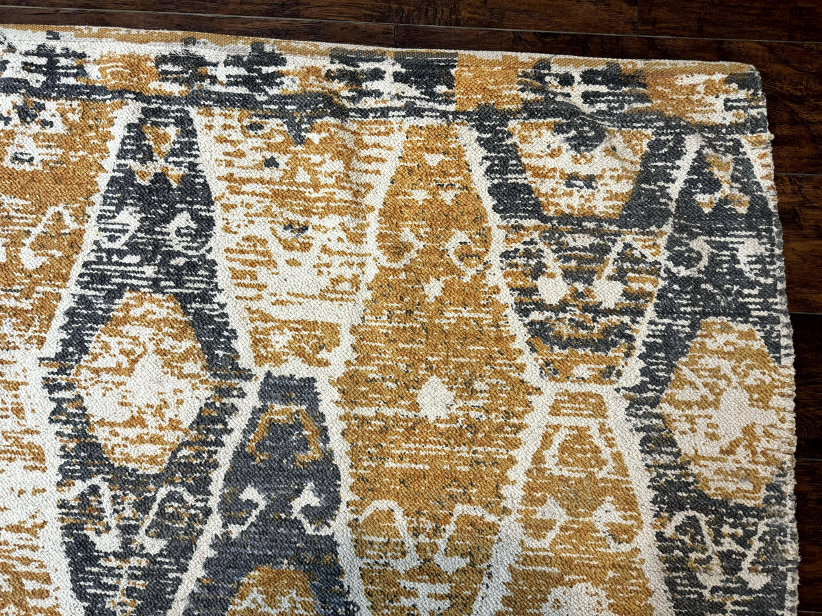 Handmade Contemporary Modern Indian Rug 8x10, Colorful - Jewel Rugs, view 8
