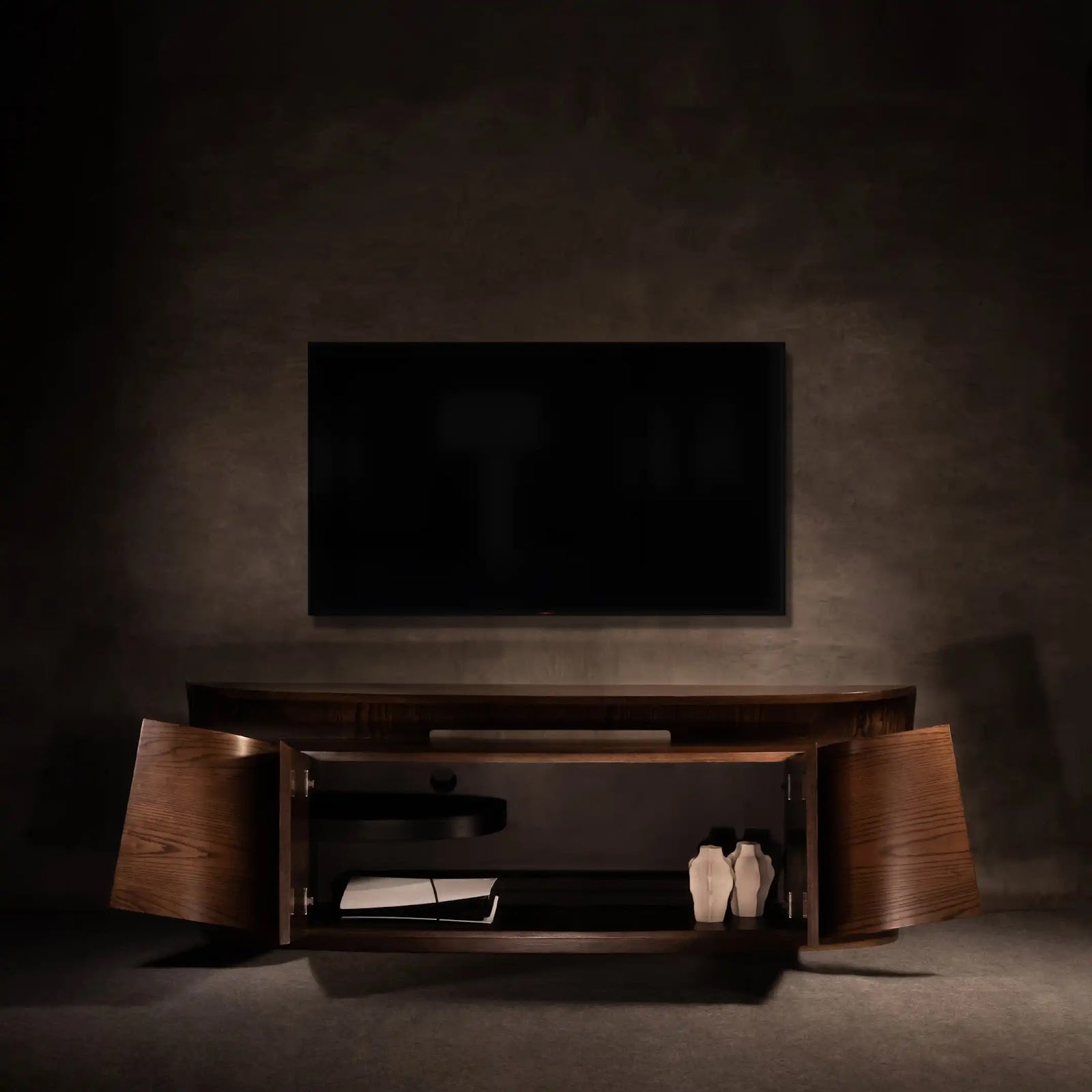 Nest Media Console by BEC Furniture — solid ash, view 2