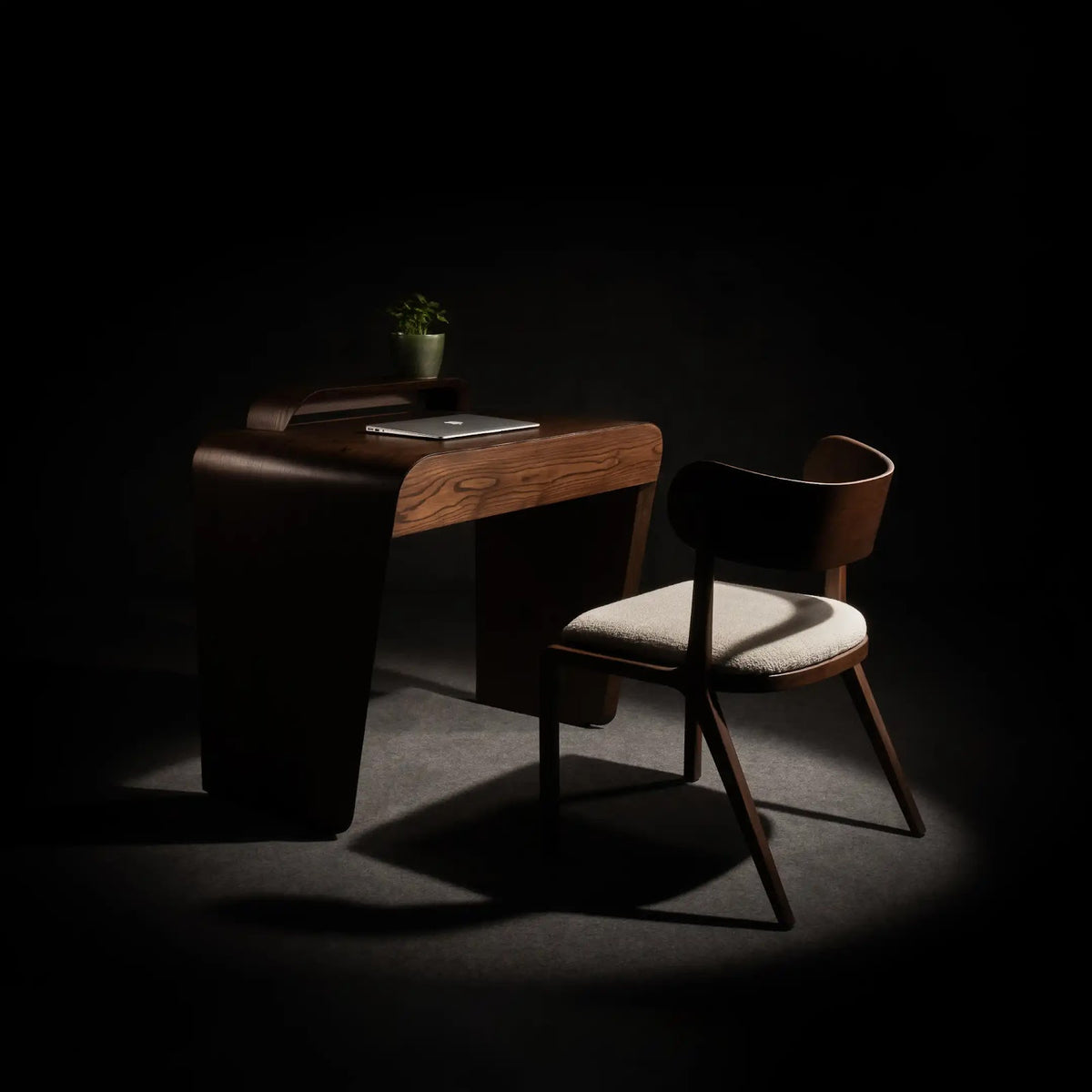 Clutch Work Table by BEC Furniture — solid ash, view 6