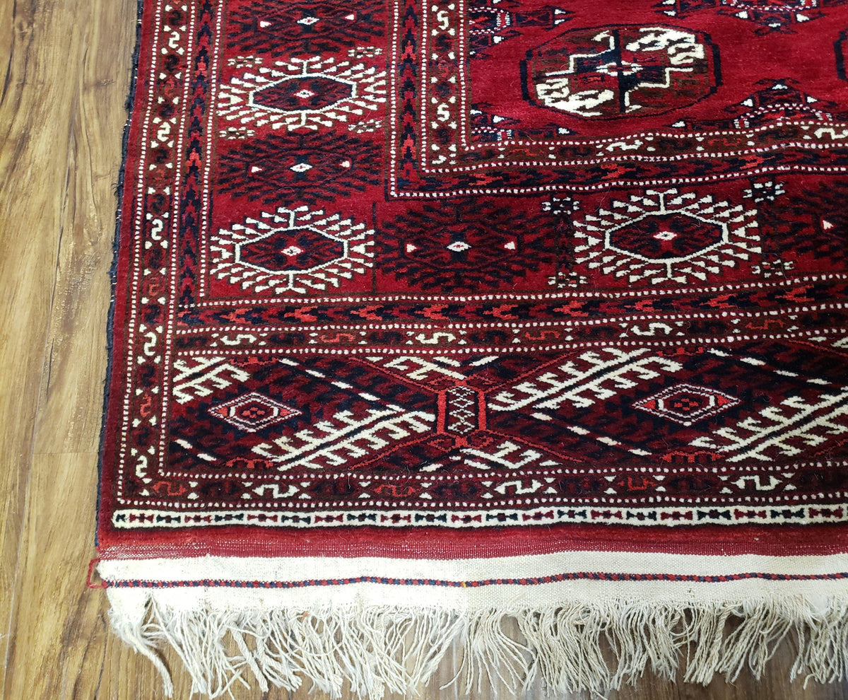 Persian Turkoman Rug 8 x 12.5 - Jewel Rugs, view 9