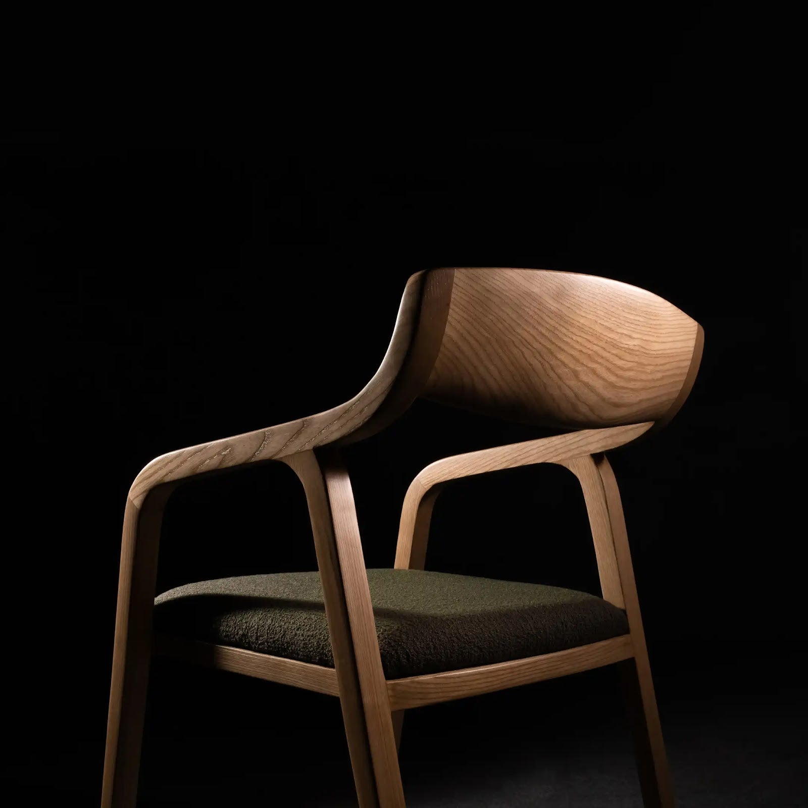Flow Chair by BEC Furniture — solid ash, view 6