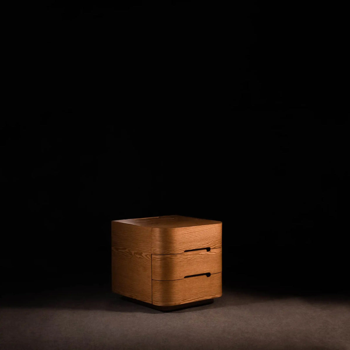 Flow End Table by BEC Furniture — solid ash, view 3