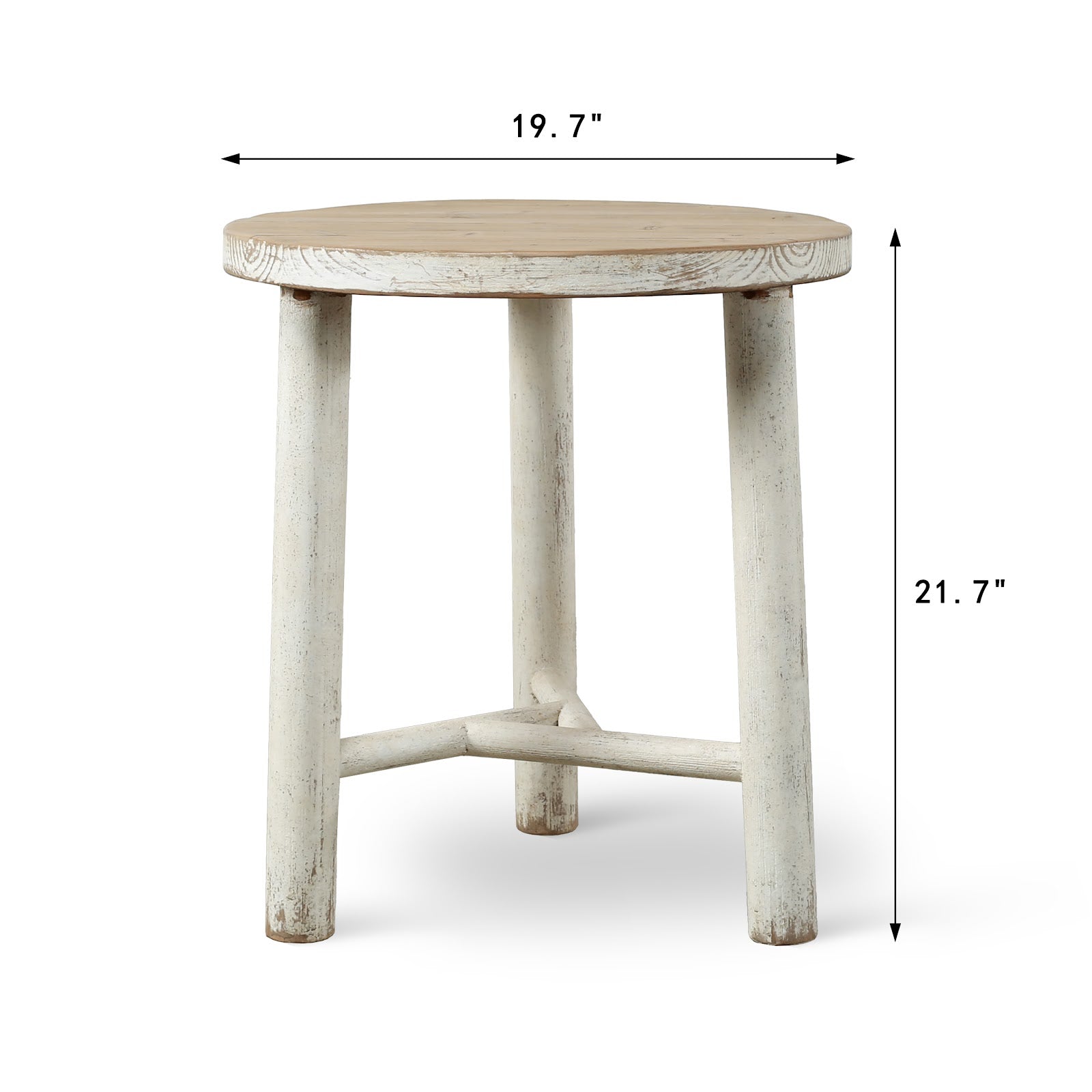 Amalfi Two Tones Side Table Round image