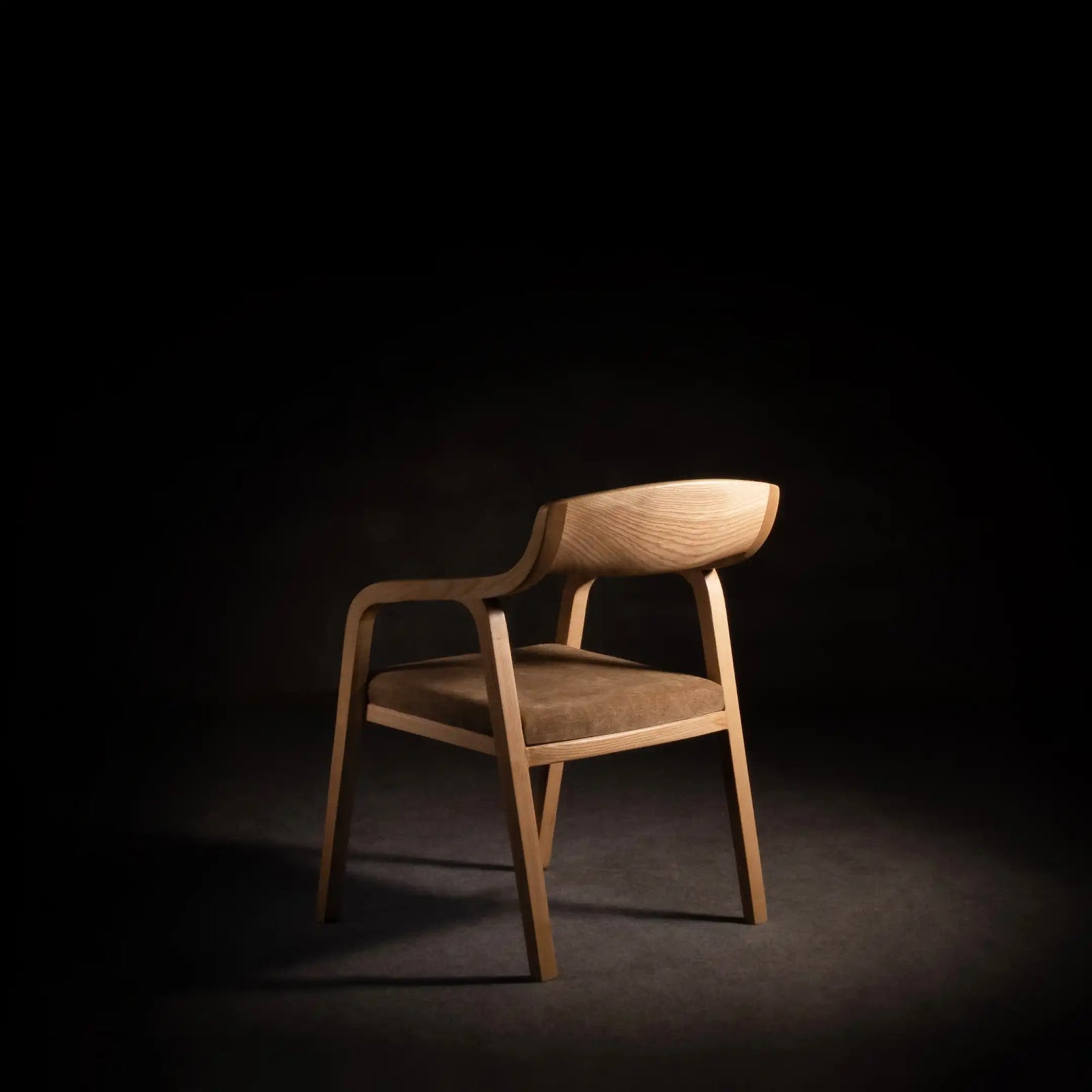 Flow Chair by BEC Furniture — solid ash, view 3