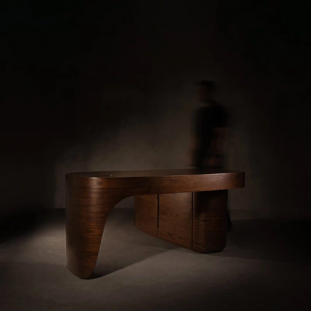 Nest-L Work Table by BEC Furniture — solid ash, view 3