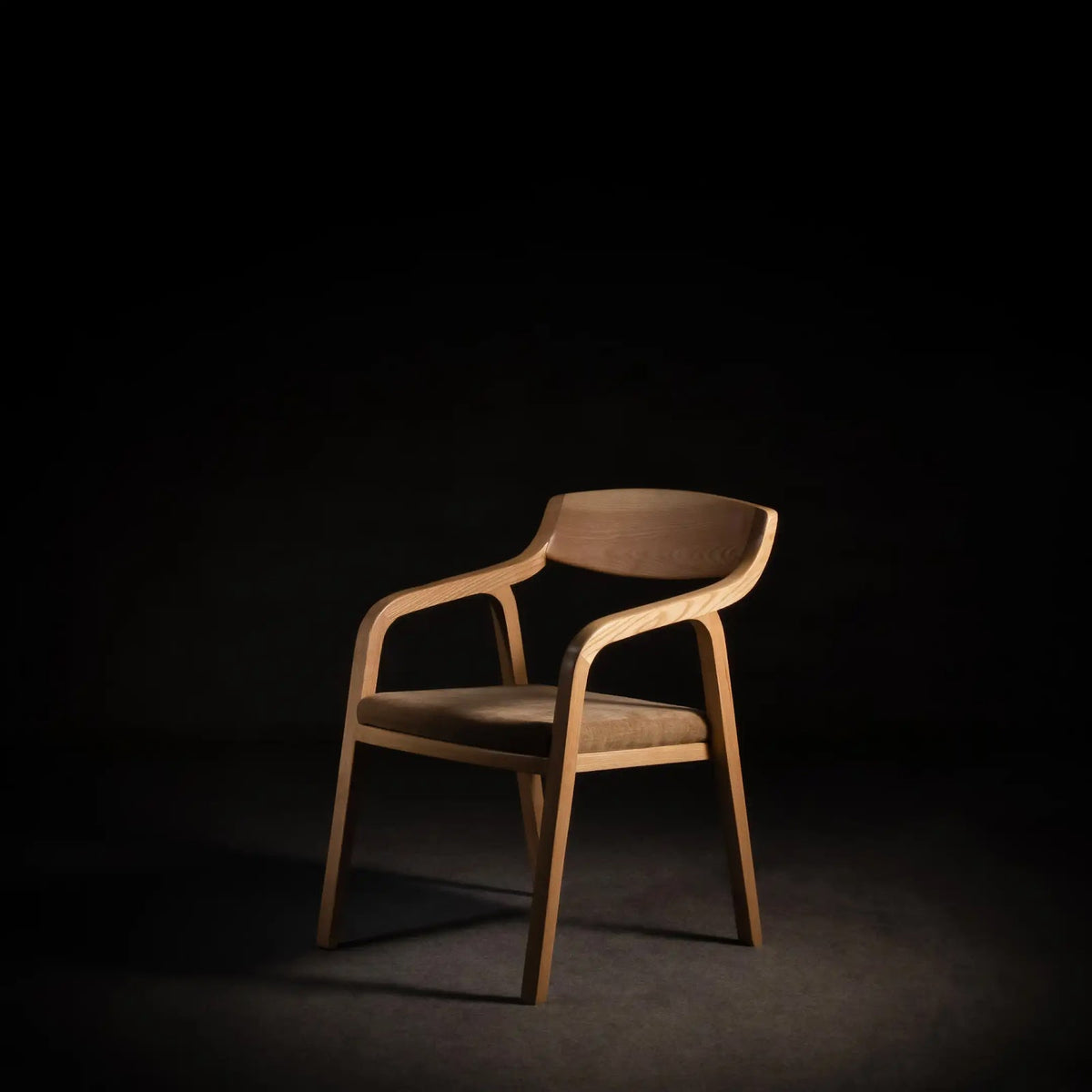 Flow Chair by BEC Furniture — solid ash, view 1