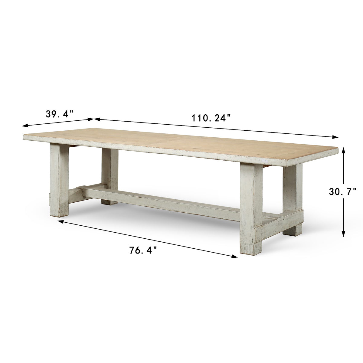 Amalfi Two Tones 60" round dining table image