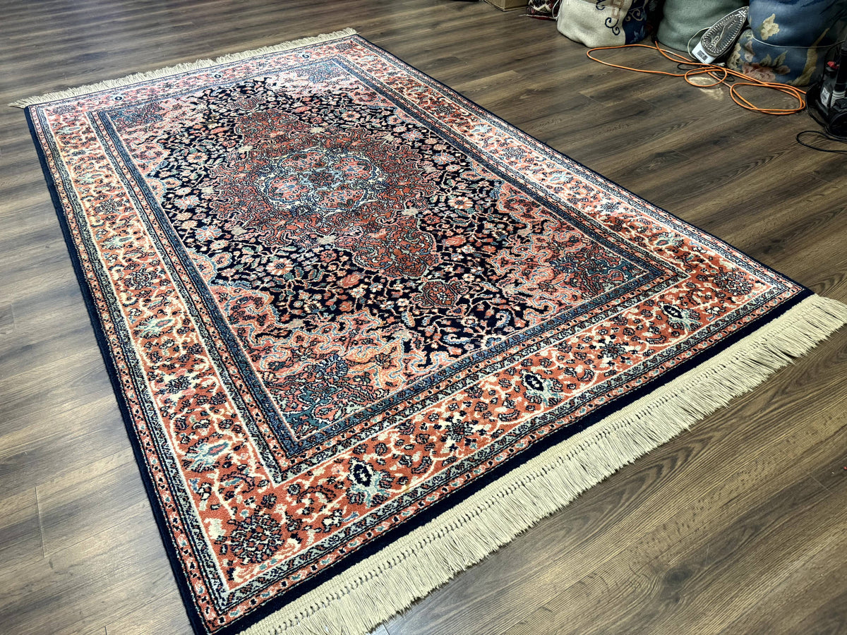 Karastan Rug 5.9 x 9, Kashan Medallion #741, Original Collection 700 Series, Discontinued, Wool Pile - Jewel Rugs, view 13