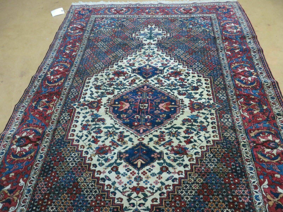 4' X 7' Vintage Handmade Turkish Floral Orient Medallion Wool Veg Dye Rug Nice - Jewel Rugs, view 12