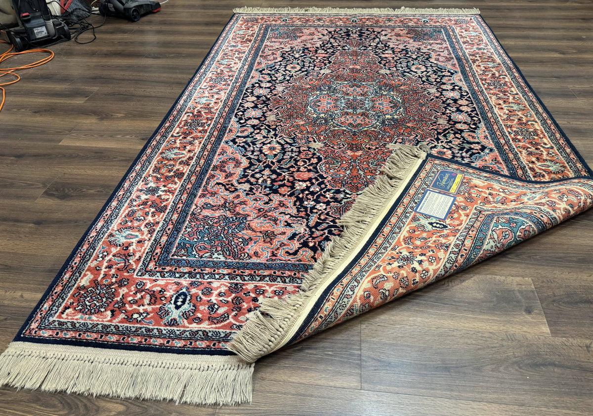Karastan Rug 5.9 x 9, Kashan Medallion #741, Original Collection 700 Series, Discontinued, Wool Pile - Jewel Rugs, view 12