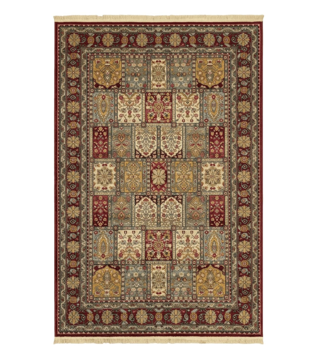 Karastan Rug 5.9 x 9 Antique Legends Bakhtiyari#2200-202, Karastan Area Rug, Wool Pile Vintage Karastan Carpet - Jewel Rugs