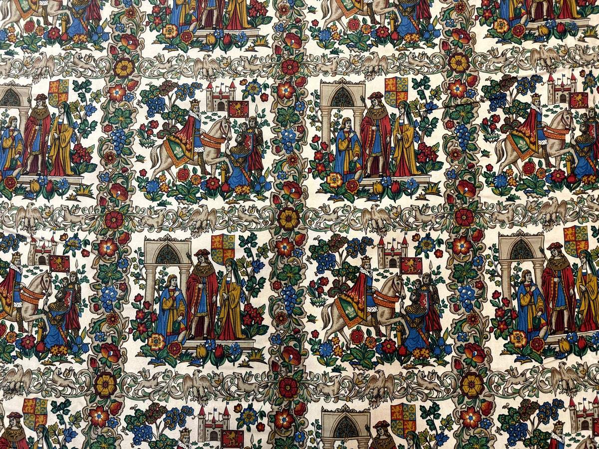 Vintage European Tapestry 4x4, Medievel Design - Jewel Rugs, view 4