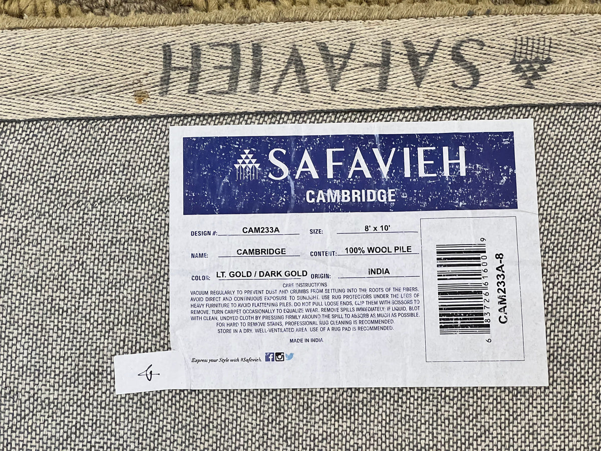 Safavieh Rug 8x10, Cambridge Rug, Wool Hand Tufted Carpet, Modern Room Sized Wool Pile Area Rug - Jewel Rugs, view 10