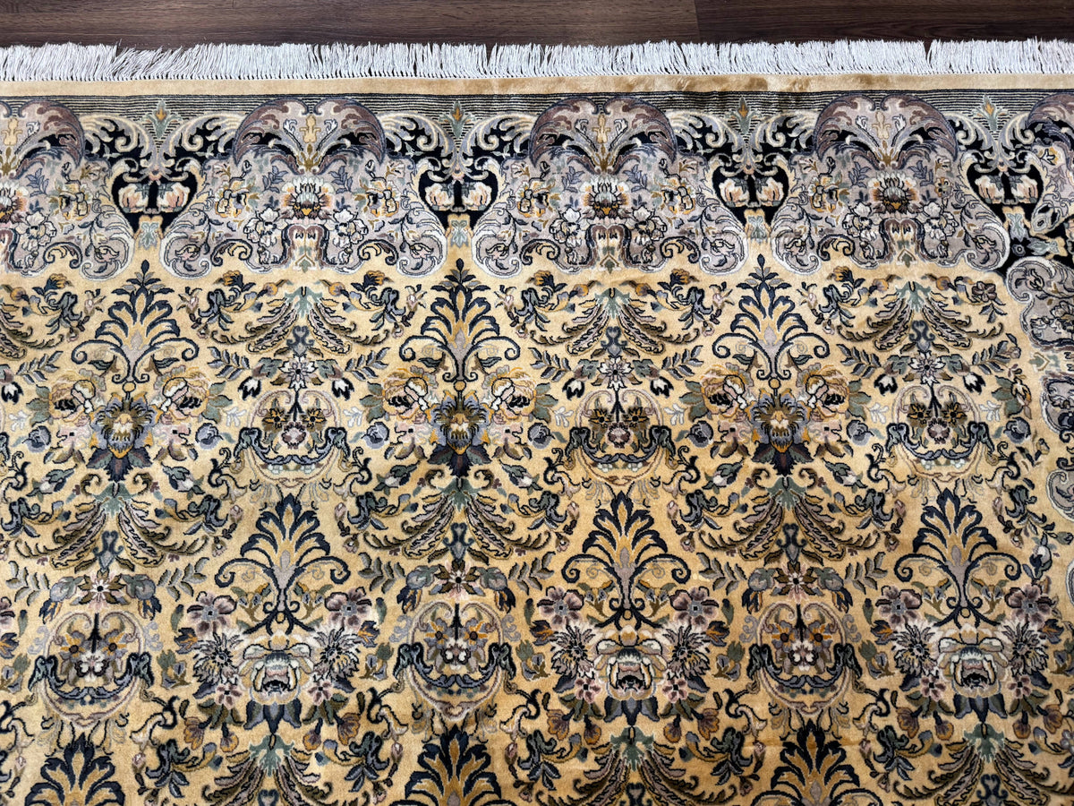 Pak Persian Rug 8x10, Allover Pattern, Fine 225 KPSI, Cream - Jewel Rugs, view 4