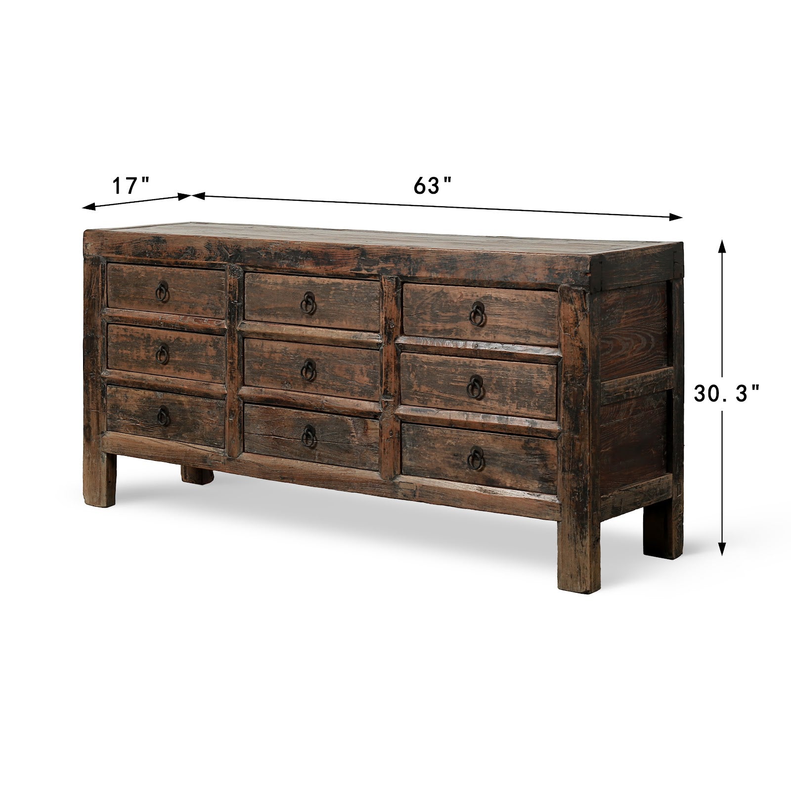 Vintage Chest with 9 Drawers image