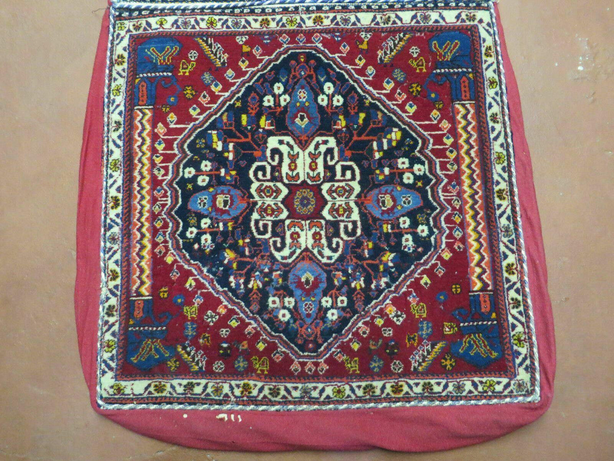 2'X 4' Antique Handmade Turkish Floral Oriental Wool Rug Pillow Case Cushion - Jewel Rugs, view 3