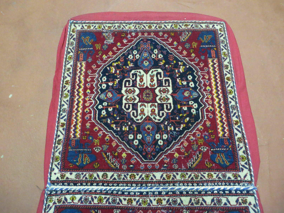2'X 4' Antique Handmade Turkish Floral Oriental Wool Rug Pillow Case Cushion - Jewel Rugs, view 2