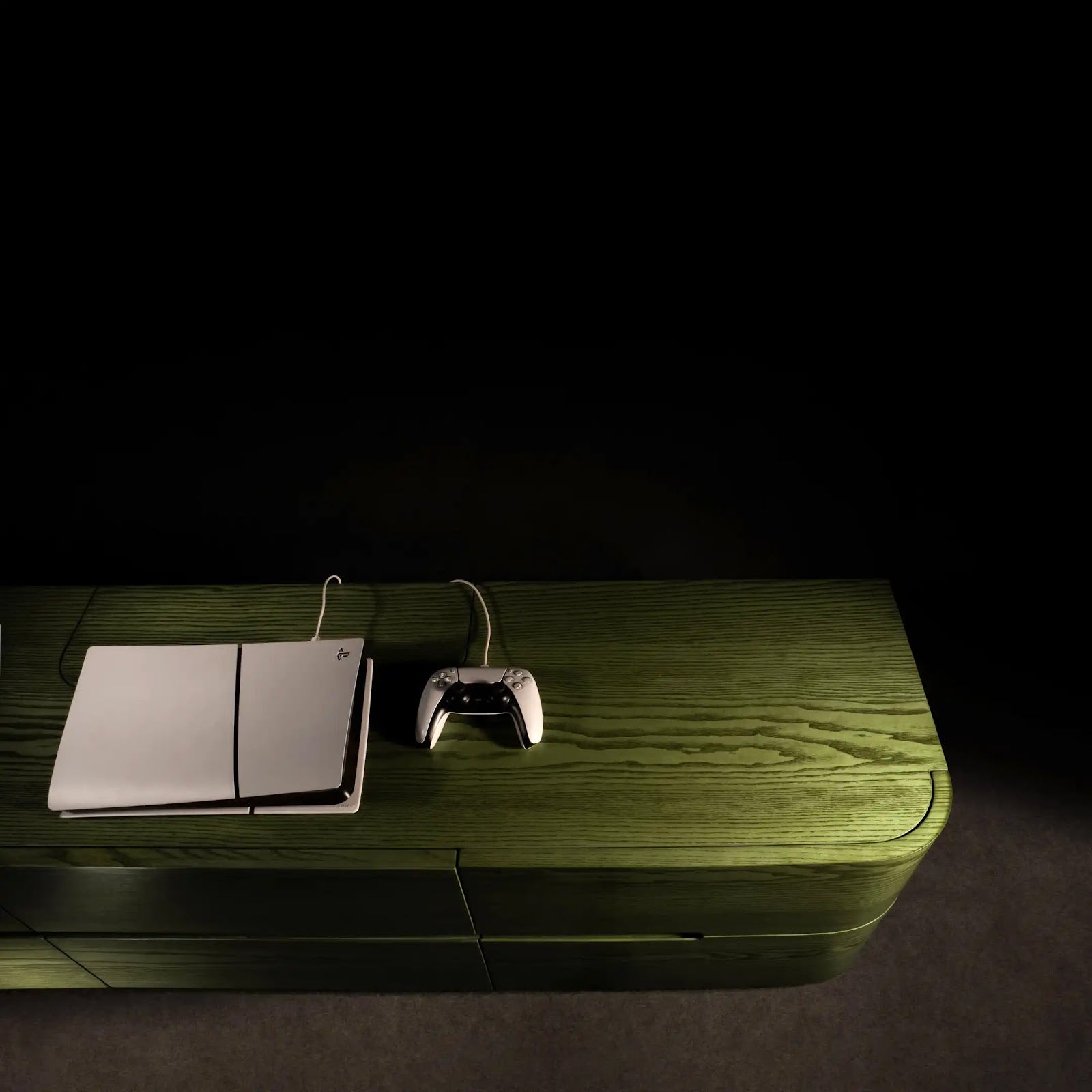 Flow Media Console by BEC Furniture — solid ash, view 5