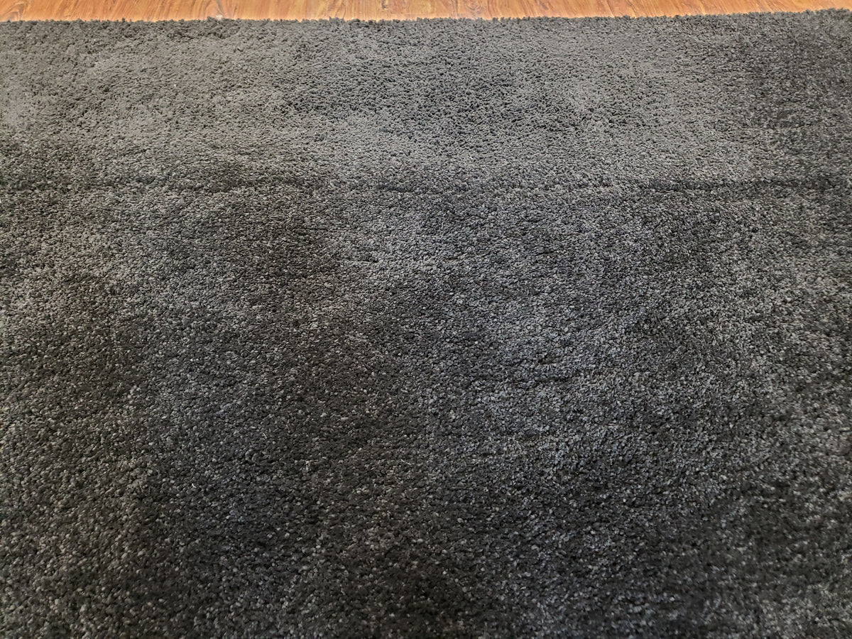 Black Shag Rug 8x10, Savafieh Milan Fluffy Black Carpet, Room Sized Shag Rug, Modern Contemporary Rug, Soft Living Room Rug, Bedroom Rug - Jewel Rugs, view 5