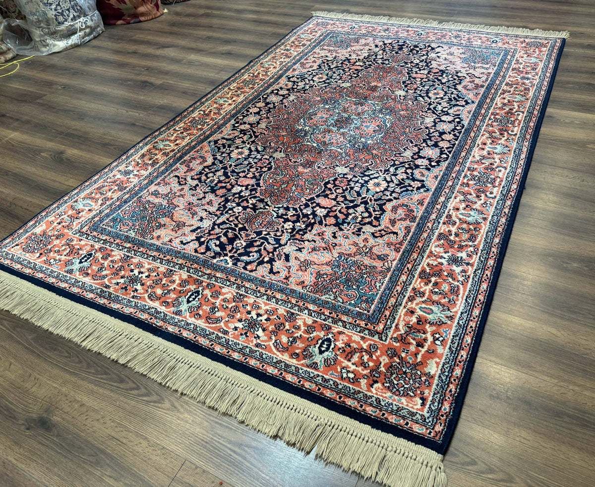 Karastan Rug 5.9 x 9, Kashan Medallion #741, Original Collection 700 Series, Discontinued, Wool Pile - Jewel Rugs, view 3