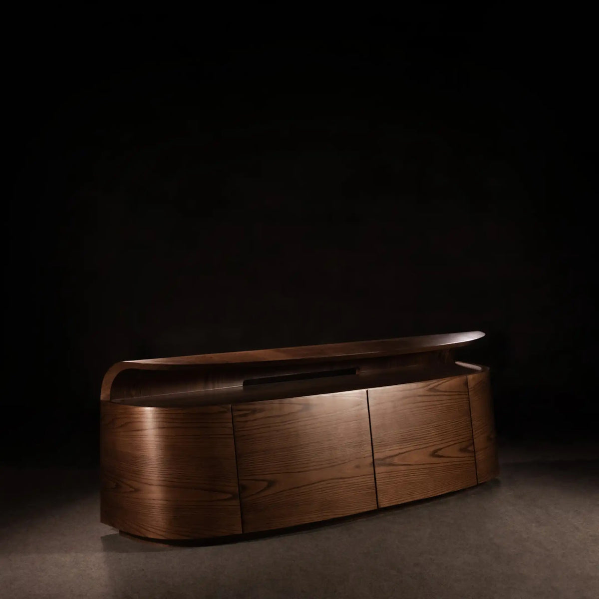 Nest Media Console by BEC Furniture — solid ash, view 3