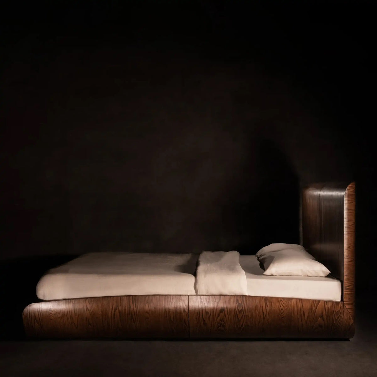 Wave Bed by BEC Furniture — solid ash, view 4