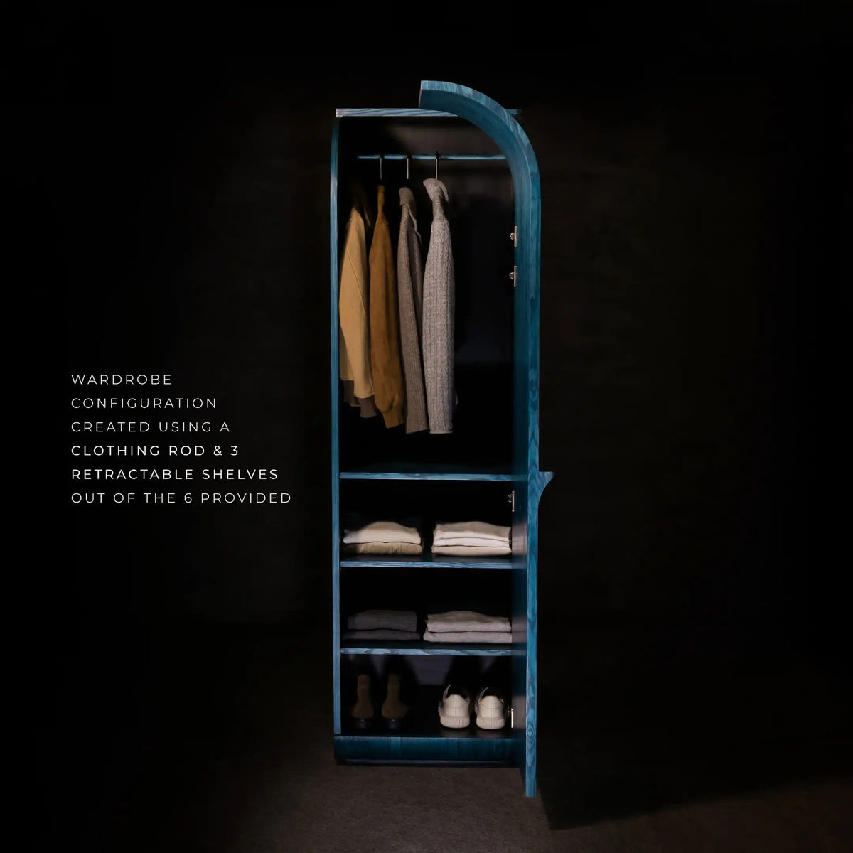 Wave Storage by BEC Furniture — solid ash, view 4
