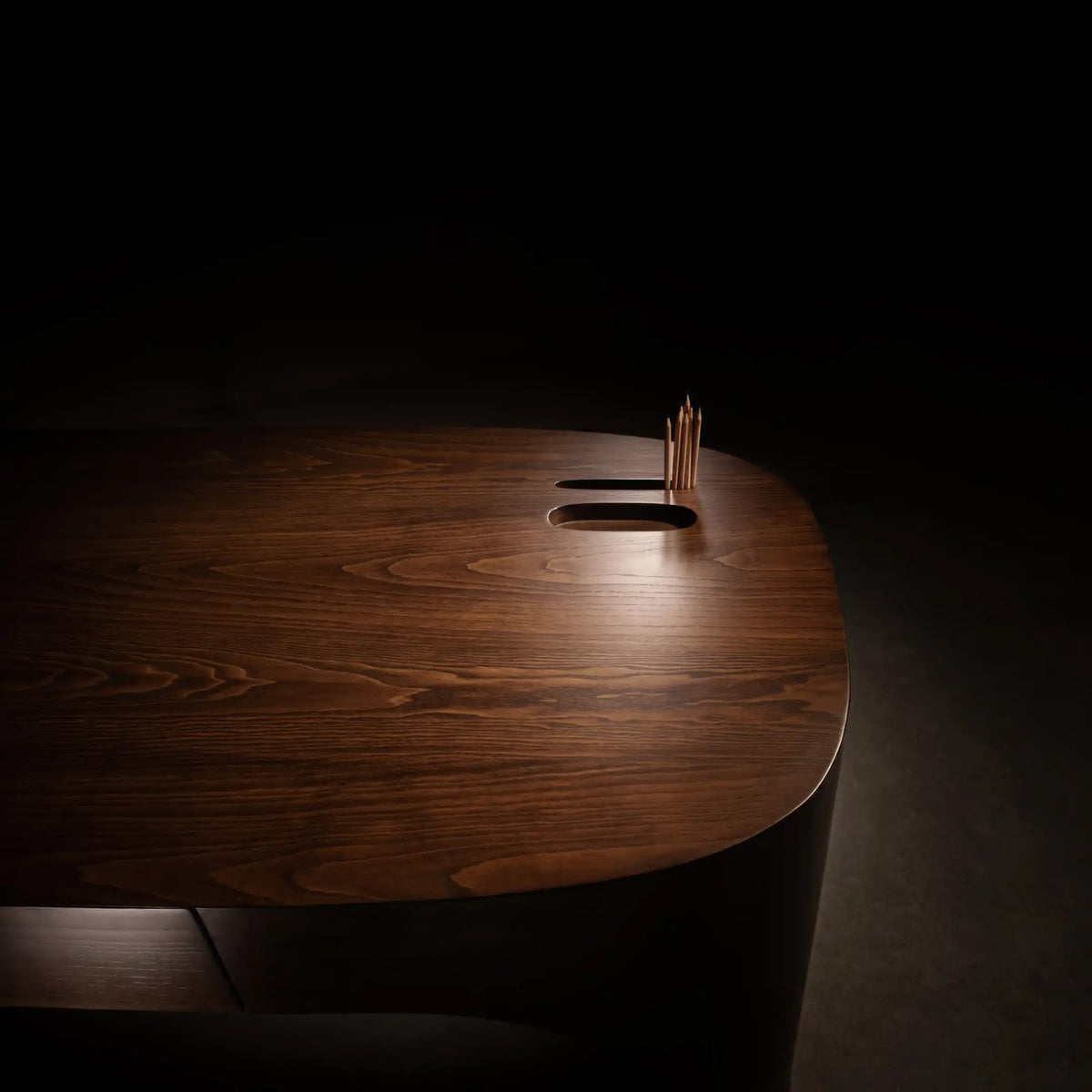 Nest-L Work Table by BEC Furniture — solid ash, view 7