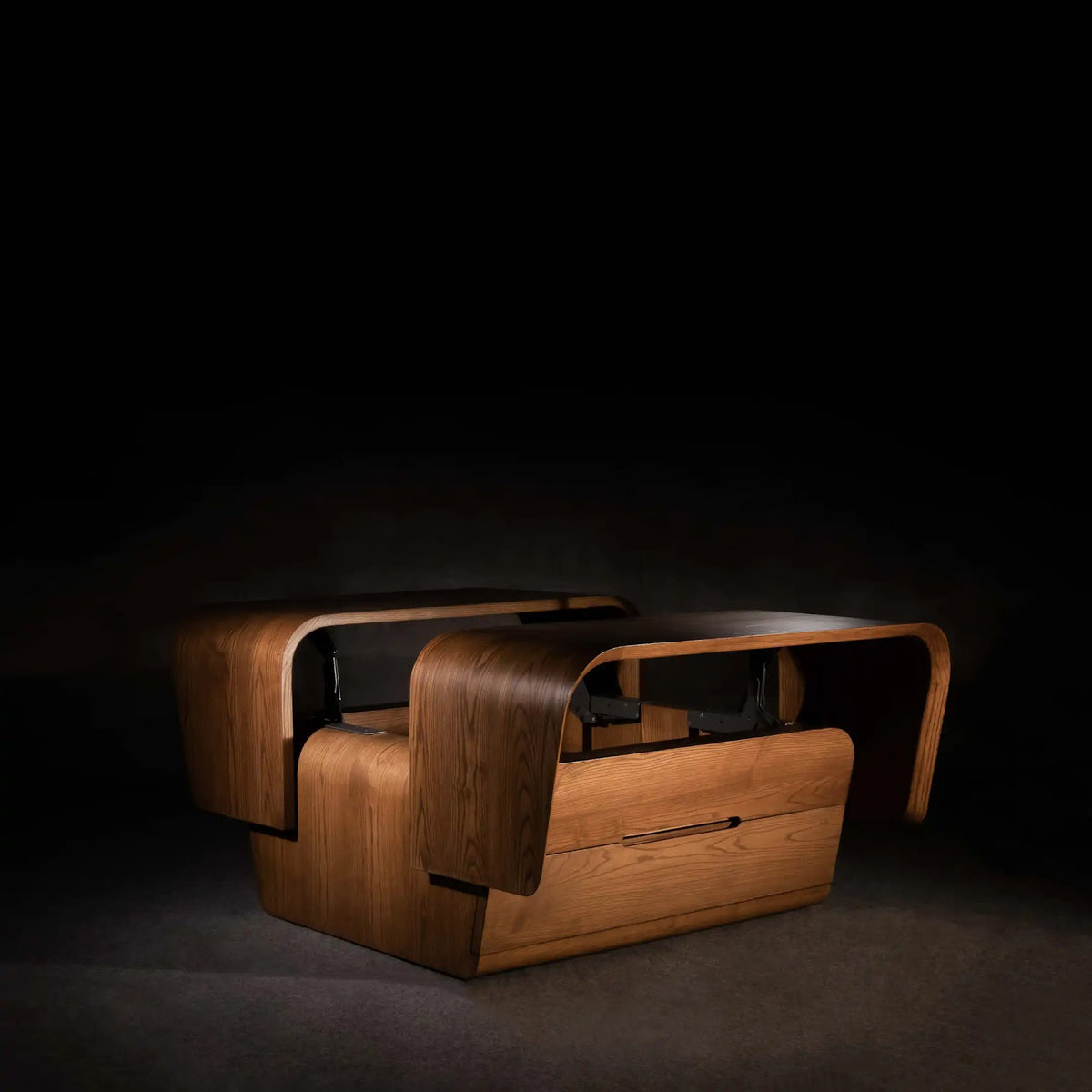 Clutch Coffee Table by BEC Furniture — solid ash, view 2