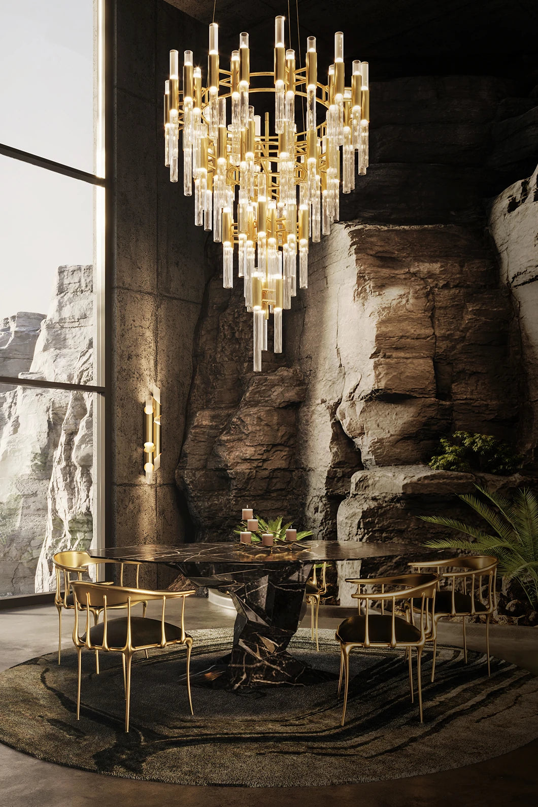 Waterfall Chandelier by Luxxu – view 4