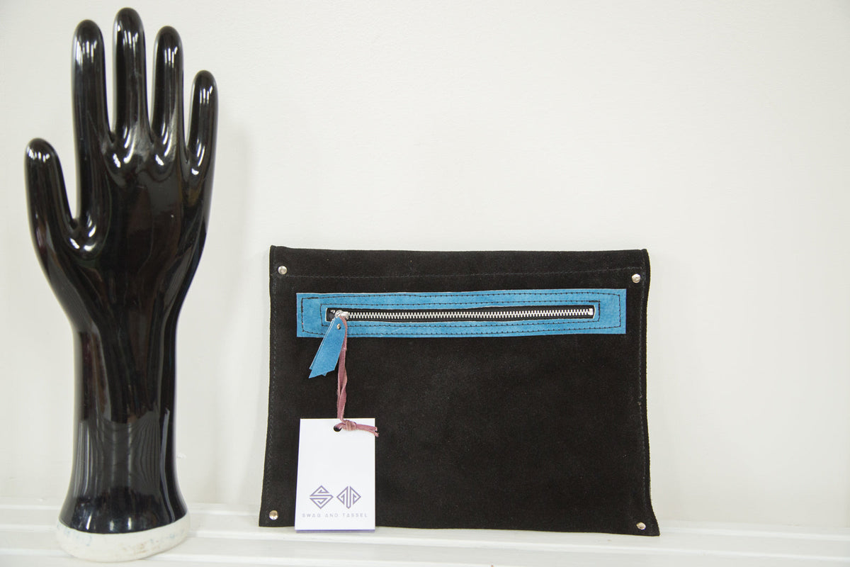 Handmade Rug Fragment Clutch