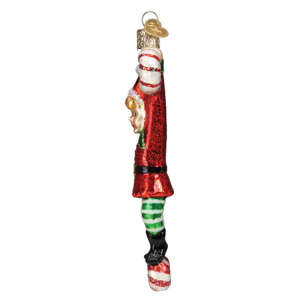 Playful Elf Ornament