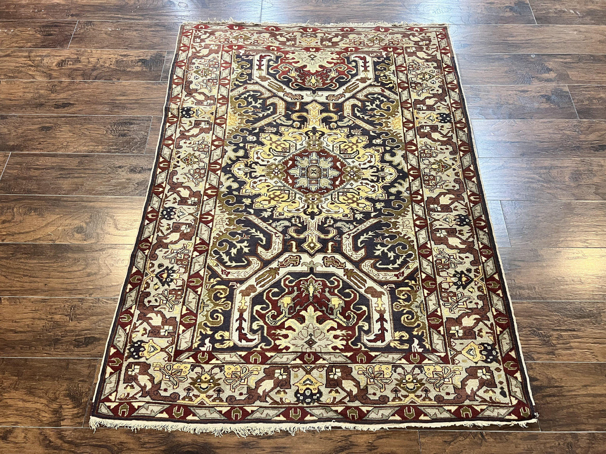 Antique Caucasian Rug, Kuba Seychour Rug, Handmade Wool Oriental Carpet, Azerbaijan Rug - Jewel Rugs, view 12