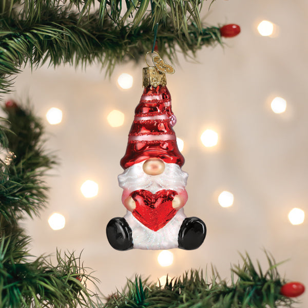 Valentine Gnome Ornament