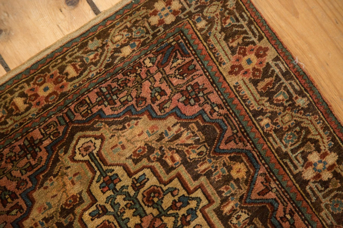 2x2 Vintage Josan Sarouk Square Rug Mat