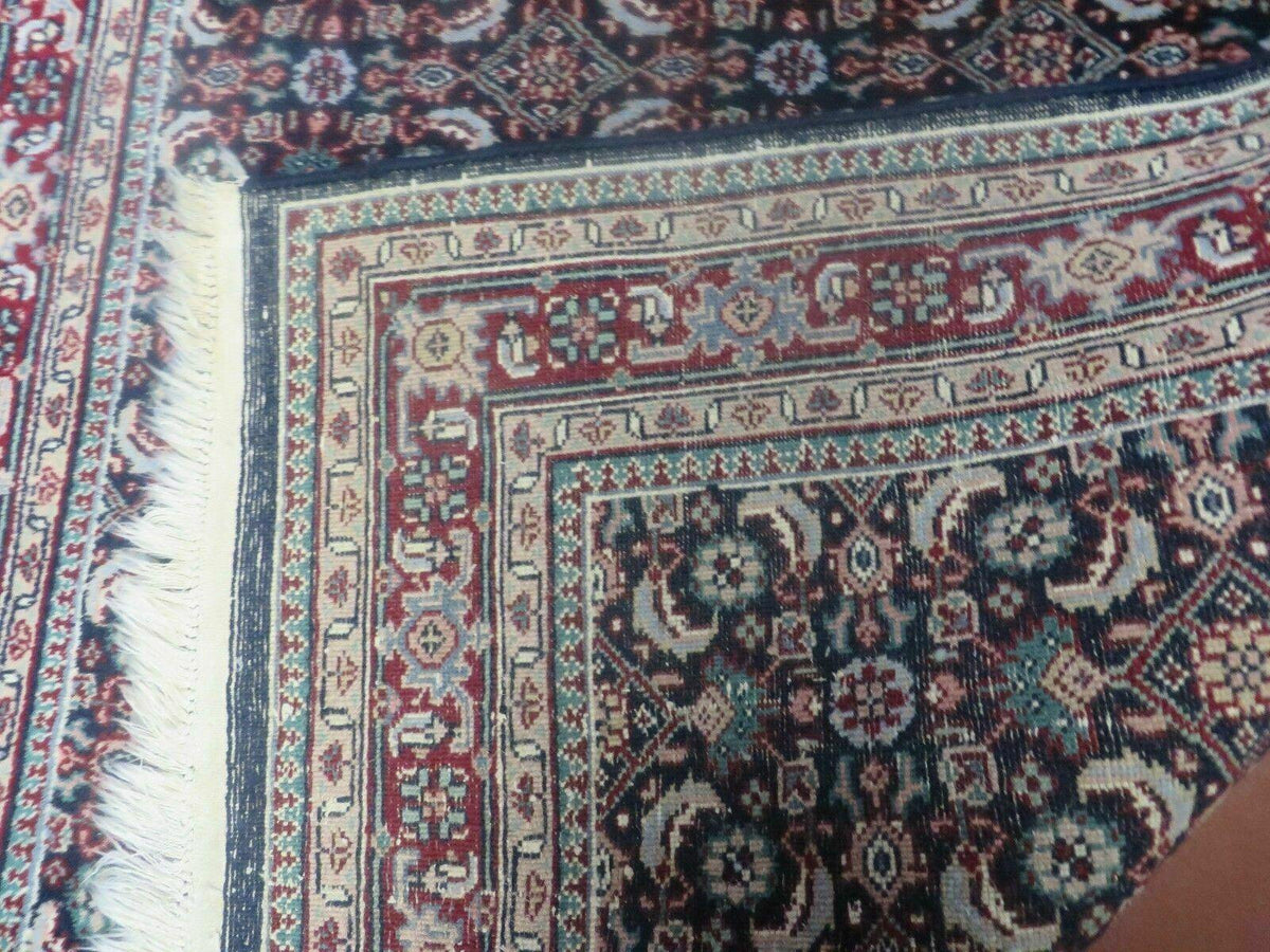4' X 6' Vintage Handmade Indian Amristar Wool Rug Carpet Nice - Jewel Rugs, view 11