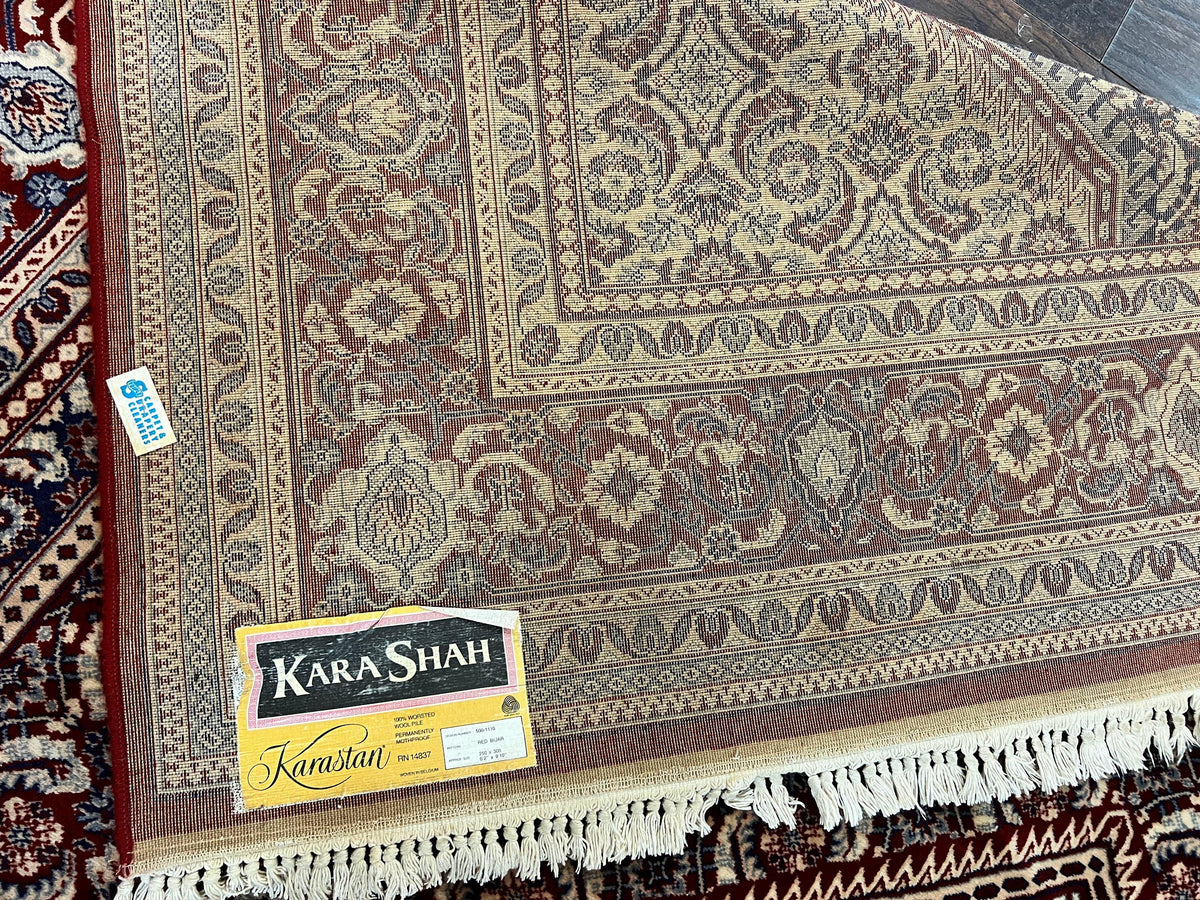 Karastan Rug 8x10, Kara Shah Red Bidjar, Belgium Power Loomed Rug, Wool Pile Karastan Rug, Vintage - Jewel Rugs, view 11