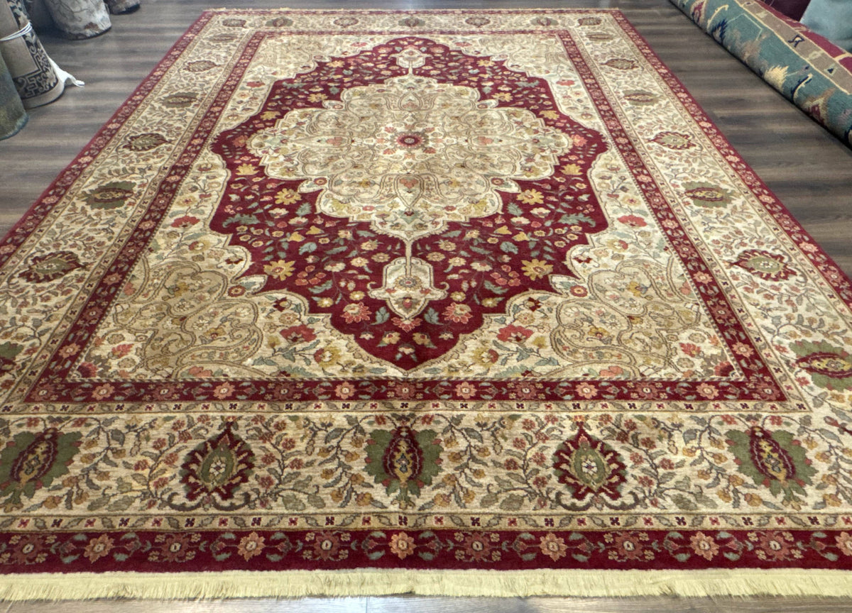 Karastan Rug 8.8 x 12, Antique Legends Royal Tabriz, Wool Pile, Vintage, Rare Design - Jewel Rugs