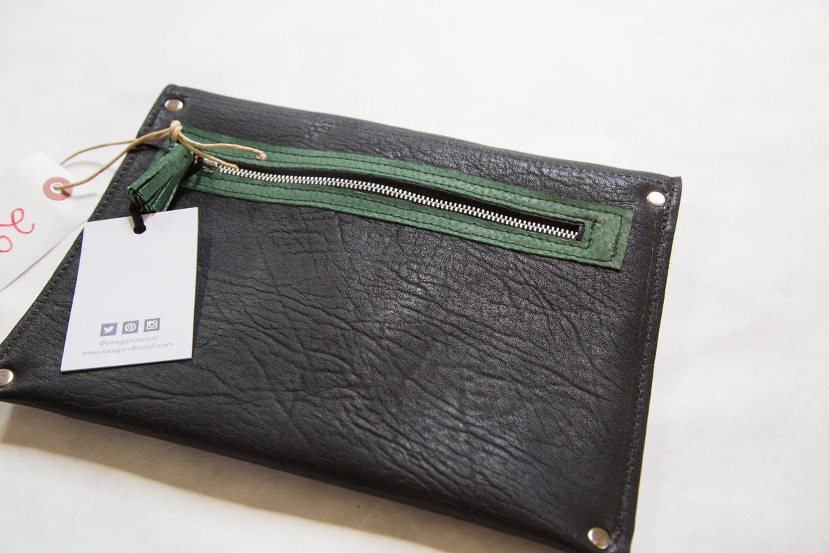 Handmade Rug Fragment Clutch