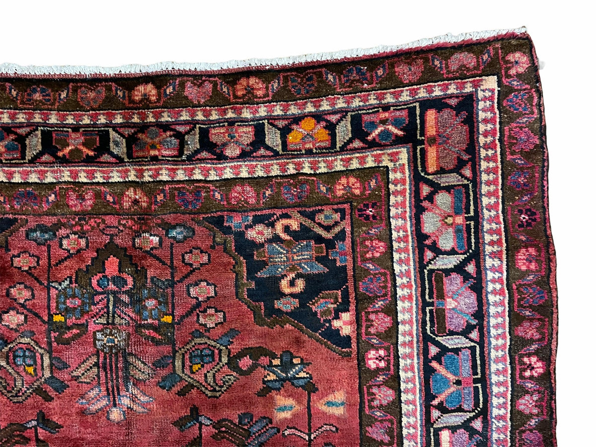 5.5 X 10 Handmade Wool Tribal Gallery Rug Wide Runner Corridor Rug Floral Red - Jewel Rugs, view 7