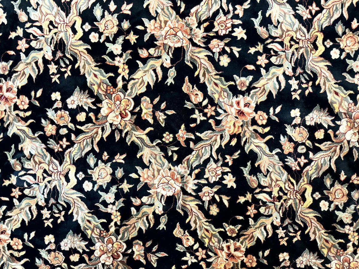 Pak Persian Rug 8x10, Black, Handmade - Jewel Rugs, view 5