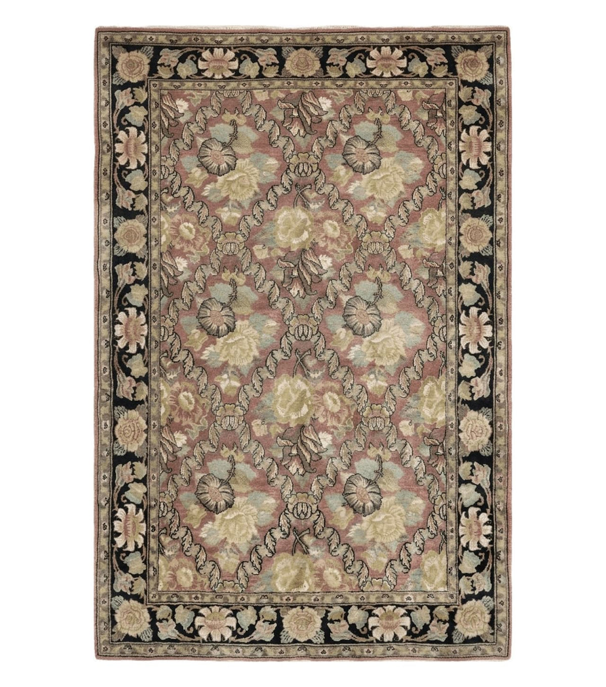 6' X 9' Handmade India Floral Oriental Wool Rug Carpet - Jewel Rugs