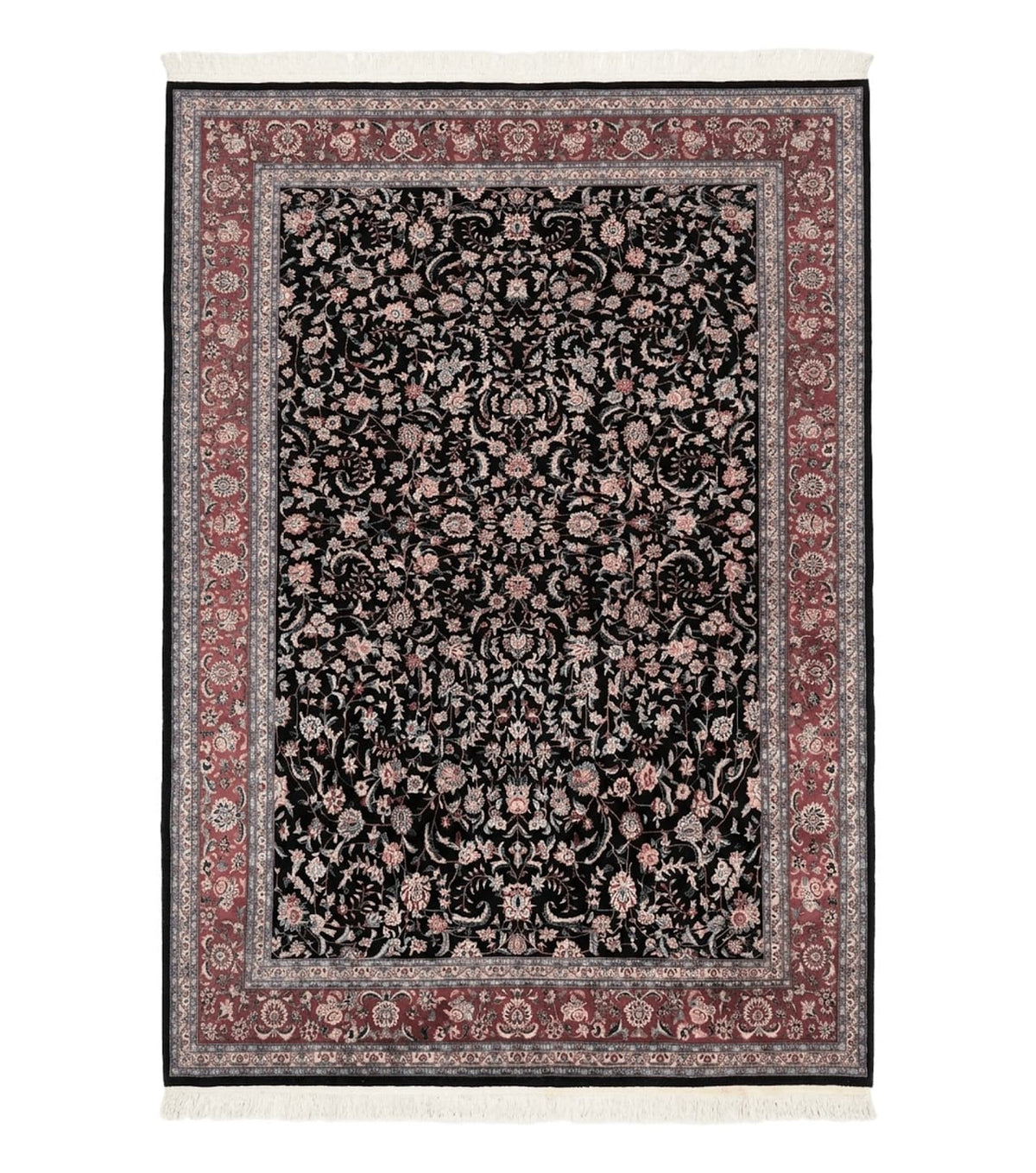 Large Sino Persian Rug 10x15, Floral Allover, Hand Knotted Wool Carpet, Fine - Jewel Rugs