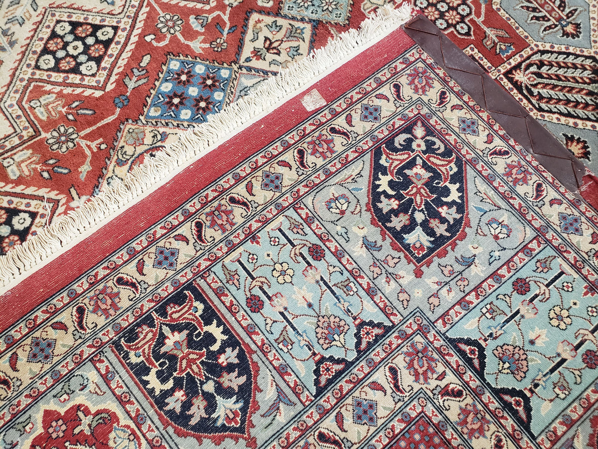 8 x11 Top Quality Veg Dye Turkish Carpet Decorative Handmade Geometric Area Rug - Jewel Rugs, view 10
