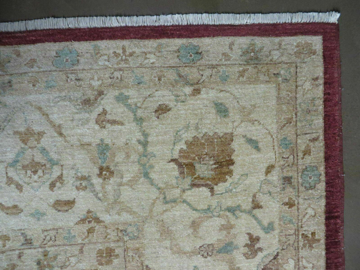 10' X 14' Vintage Handmade PESHAVAR CHOBI Pakistani Agra Wool Carpet Nice - Jewel Rugs, view 8