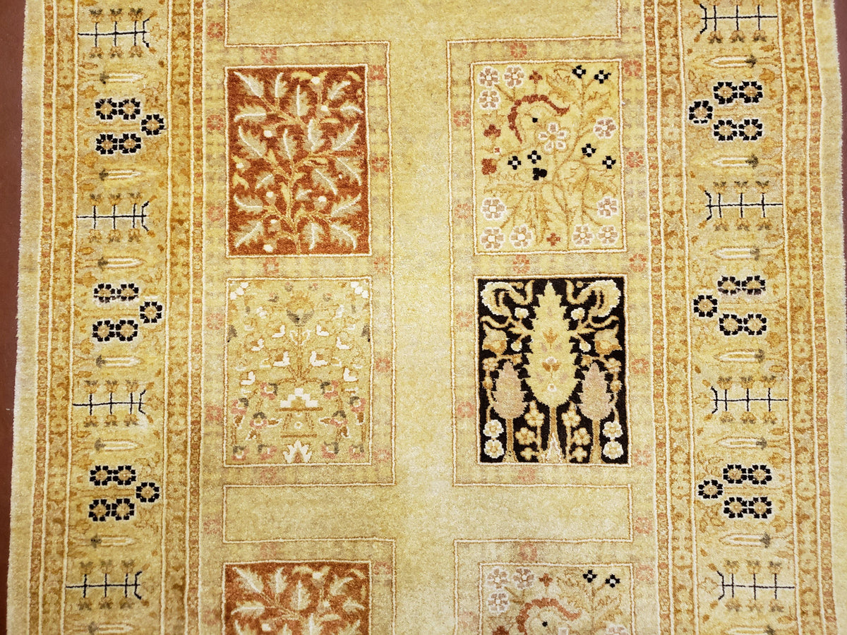 3' 2" x 12 ' 6" Pak Persian Safavieh Runner Haji Jalil Fine Runner Rug 3ft Runner 12ft Runner 13ft Runner Panel Design Runner Hand-Knotted - Jewel Rugs, view 7